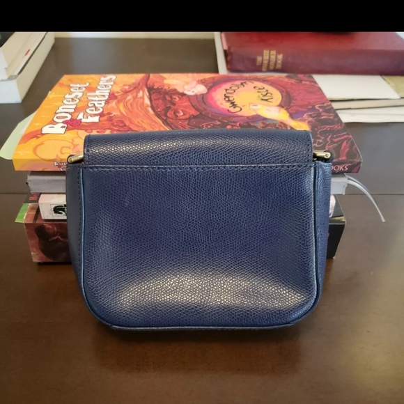 Furla Metropolis Mini Crossbody Bag Blue Rare - Picture 5 of 9